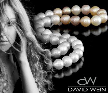 Custom pearl jewelry at David Wein