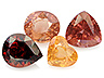 Malaia Garnet  Mixed shapes Slightly to Moderately included