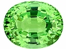 Tsavorite Single Oval Eye clean