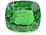 Tsavorite  Cushion Slightly to Moderately included