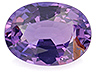 Sapphire  Oval Slightly included