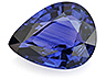Sapphire  Pear Slightly included
