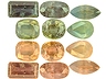 Alexandrite Closeout Mixed shapes Moderately to Heavily included