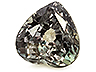 Alexandrite Single Heart Moderately included