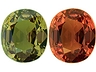Color Change Garnet Single Oval Eye clean