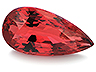 Spinel Single Pear Moderately included