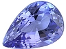 Tanzanite Single Pear Eye clean