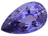 Tanzanite Single Pear Slightly included