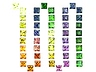 Rainbow Suite Mixed Lot Square Eye clean to Slightly included