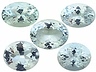 Aquamarine Closeout Oval Eye clean to Slightly included