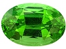 Tsavorite Closeout Oval Slightly to Moderately included