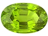 Peridot Single Oval Slightly included