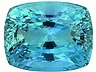 Aquamarine Single Cushion Eye clean