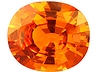 Spessartite Single Oval Eye clean