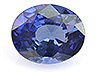 Sapphire Single Oval Eye clean