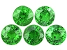 Tsavorite Mixed Lot Round Slightly to Moderately included