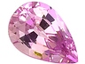 Sapphire Closeout Pear Slightly included