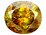 Sphalerite Single Oval Slightly to Moderately included