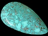 Turquoise Single Pear Opaque