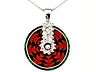 Intarsia Jewelry Round Opaque