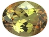 Andalusite Single Oval Slightly included