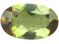 Andalusite Single Oval Slightly included