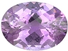 Amethyst Single Oval Moderately included