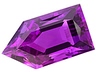Amethyst Single Pentagon Eye clean