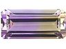Ametrine Single Octagon Eye clean