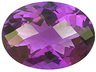 Amethyst Single Oval Eye clean