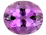 Amethyst Single Oval Eye clean