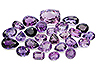 Amethyst  Mixed shapes Eyeclean to Moderately included