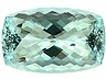 Aquamarine Single Cushion Eye clean