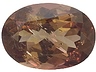 Axinite Single Oval Moderately included