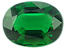 Chrome Tourmaline  Oval Slightly included