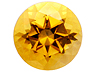Citrine Calibrated Round Eye clean to Slightly included