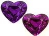 Color Change Sapphire Single Heart Eye clean