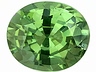 Demantoid Single Oval Slightly included