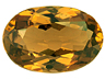 Enstatite Single Oval Eye clean to Slightly included