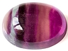 Fluorite Single Oval Moderately included