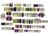 Fluorite Closeout Mixed shapes Slightly to Moderately included