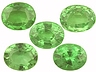 Tsavorite Closeout Oval Eyeclean to Moderately included