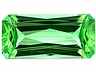 Tsavorite Single Octagon Eye clean to Slightly included