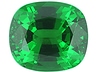Tsavorite Single Cushion Eye clean