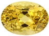 Grossularite Single Oval Eye clean to Slightly included
