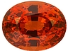 Malaia Garnet Single Oval Eye clean