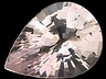 Morganite Single Pear Eye clean