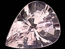 Morganite Single Pear Eye clean