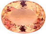 Morganite Single Oval Eye clean