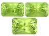 Peridot Closeout Octagon Eye clean to Slightly included